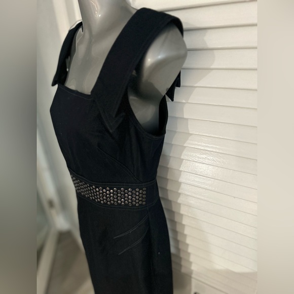 LondonTime Luxe denim tank dress with silver dot embellishments size 4 - Picture 8 of 9